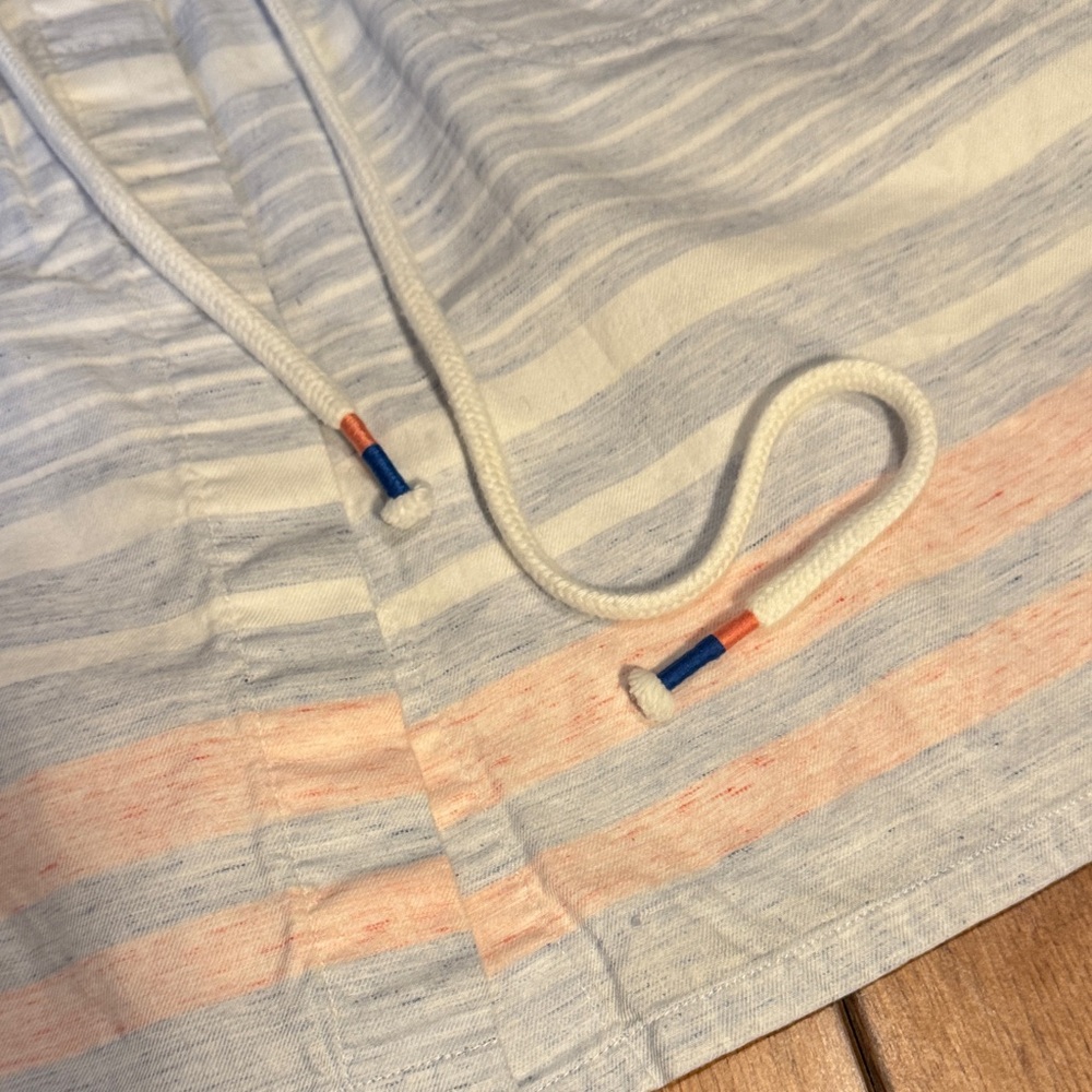 Vineyard Vines Sleeveless Striped Drawstring Dress in Light Blue and White - Picture 3 of 6